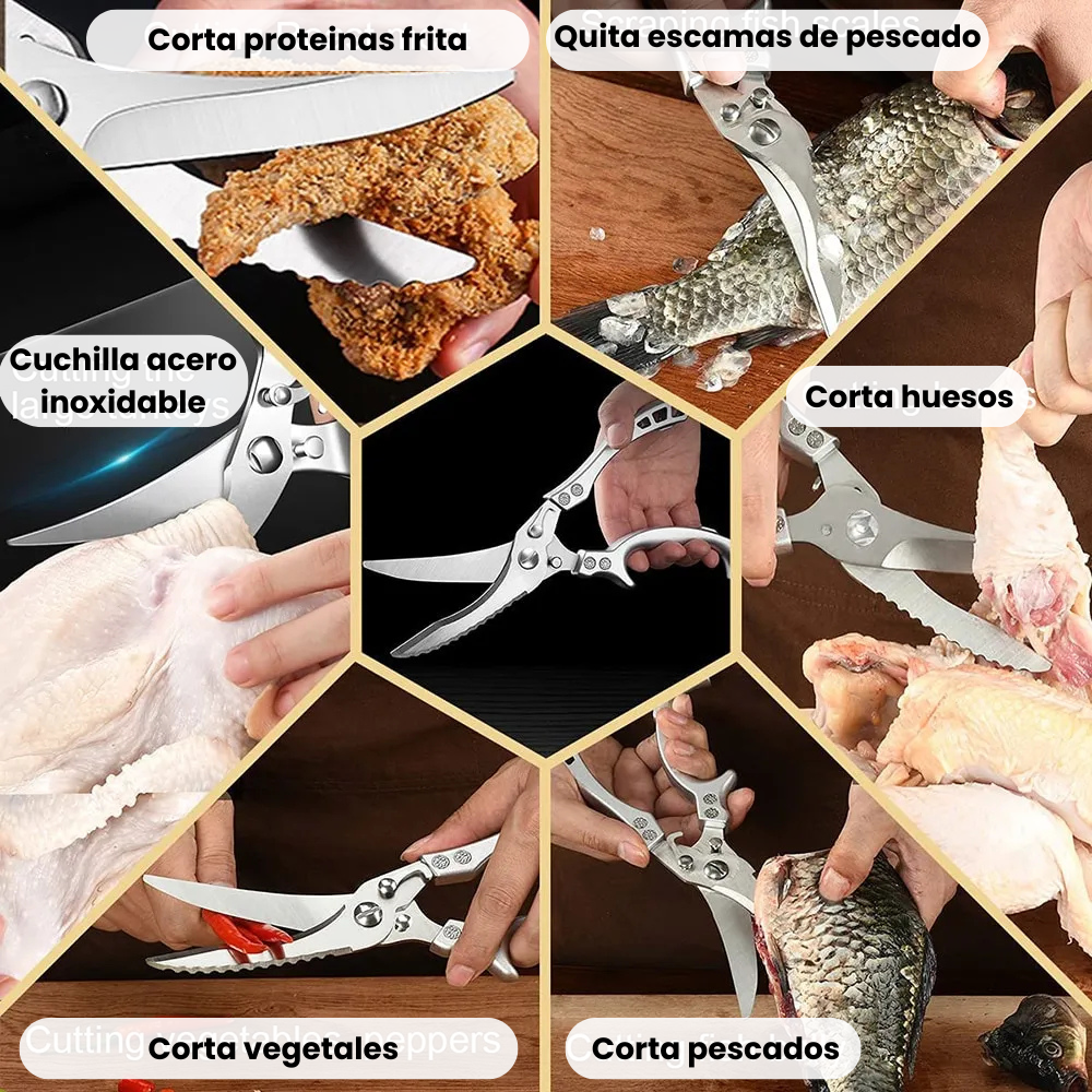 SteelForce™ Tijeras Acero Inoxidable